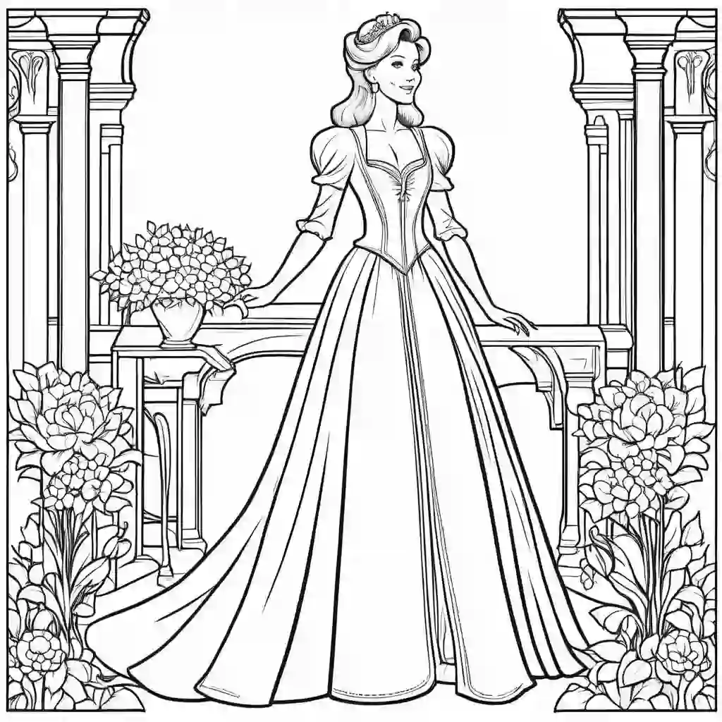 Stepmother coloring pages